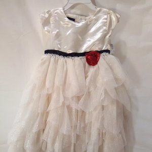 Holiday Edition Girl's Toddler Dress Color Cream / Off White Size 3T NWT